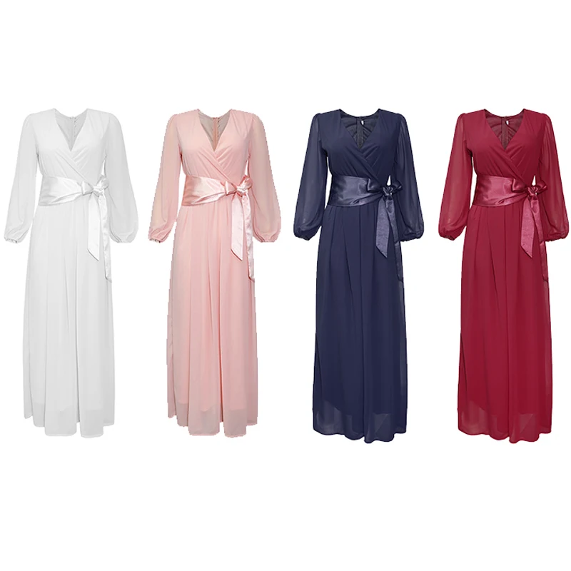 MD African Dresses For Women 2020 Spring Summer Long Sleeve Dress Dashiki Africaine Robe Elegant Ladies Wedding Party Vestidos