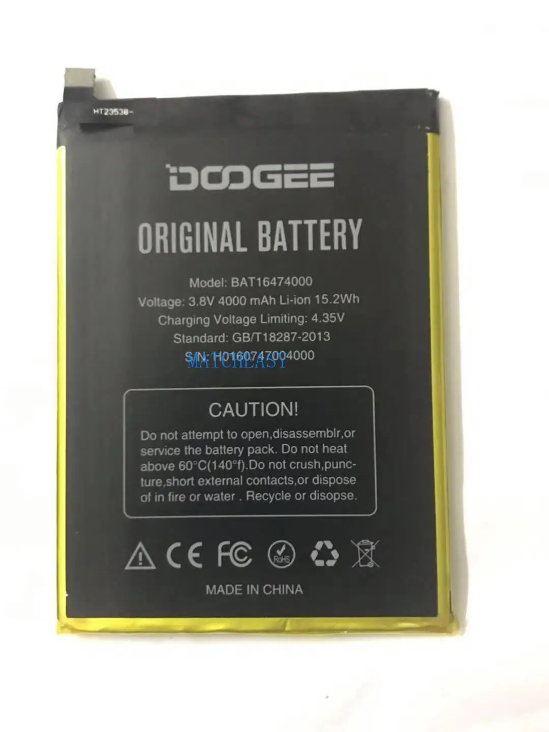 Оригинальный аккумулятор doogee F7 pro 4000 мАч 3 8 в Для DOOGEE 5 7 дюймов MTK6750 Восьмиядерный