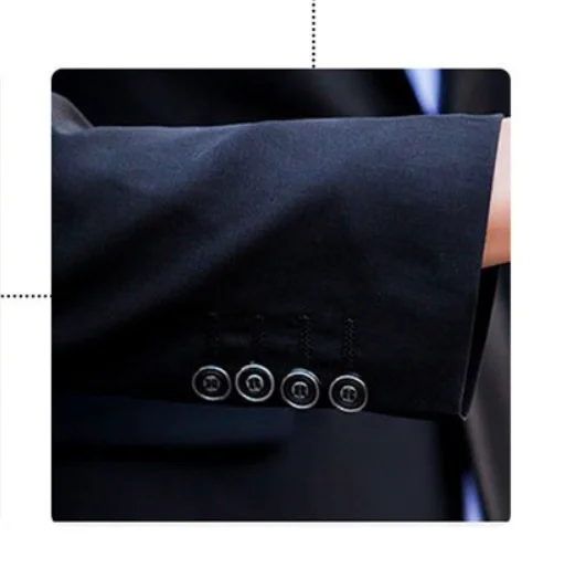 Новый мужской костюм из двух предметов деловой Тонкий Повседневный Молодежный