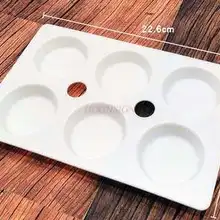 Детская художественная живопись квадратная 6 Сетка палитра детский сад живопись раннее образование краска пластина высокое качество мягкий PP материал