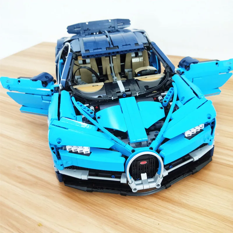 Радиоуправляемое приложение с пультом дистанционного управления Lepinblocks 20086 Bugatti совместимая с автомобилем 42083 Строительные кирпичи обучающая игрушка лучшие рождественские подарки