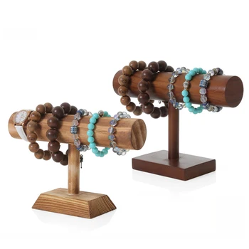 

Creative Solid Wood Bracelet Rack Counter Display Bracelet Shelf Home Storage Jewelry Rack Hanging Bracelet Jewelry Display Rack
