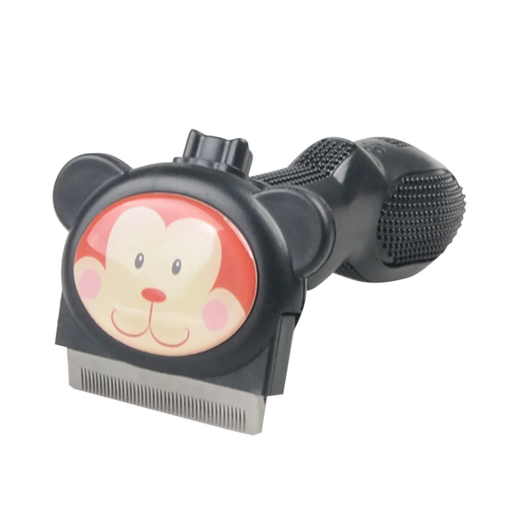 Pet Dog Comb Stainless Steel Shedding Hairs Removeal Open Knot Cats Hairs Grooming Combs JS23 - Цвет: monkey