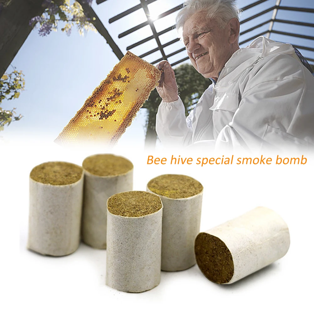 54 Piece Bee Hive Smoker Pellet Chinese Herb Beekeeping Bee Smoker Pellet Herbal