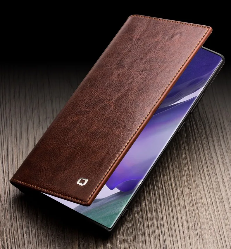 Retro Genuine Leather Phone Case for Samsung Note