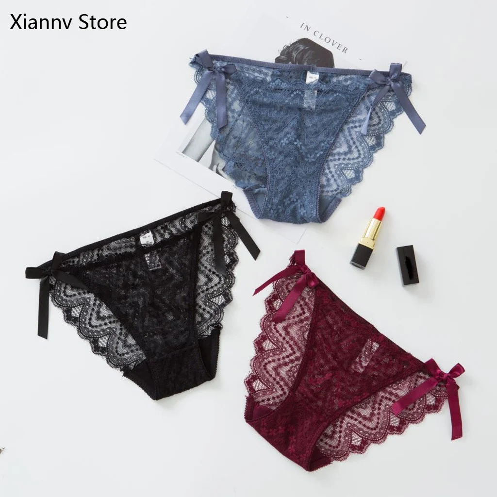 Новинка модное сексуальное кружевное нижнее белье Короткие трусы ночное M-XL