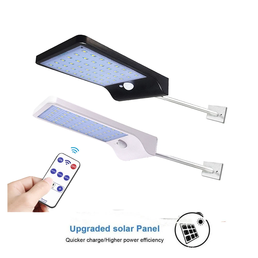 

48 LED Solar Light Waterproof Auto PIR Motion Sensor Solar Wall Light Adjustable Solar Lamp For Garden Lighting
