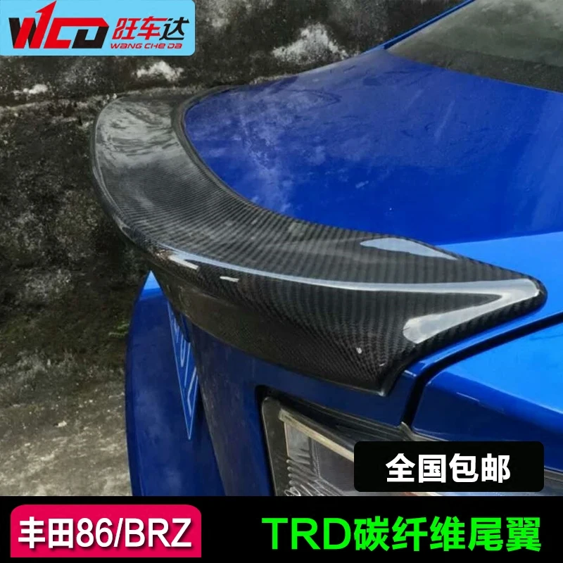 

Fit for TOYOTA 86 Subaru BRZ carbon fiber TRD small tail / tail lamp decoration / rear spoiler air guide