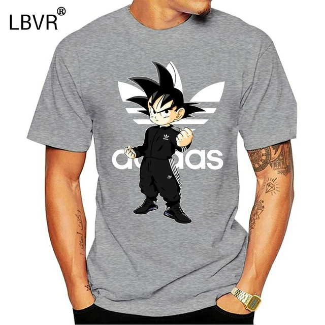 de Goku Adidas Super Saiyan chico nuevo camiseta Unisex tamaño EE. UU. S-2Xl - AliExpress Ropa de hombre