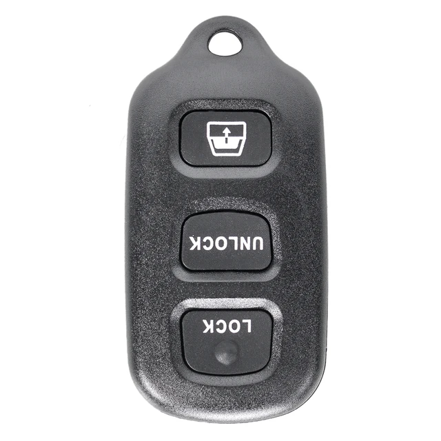 4 Buttons Auo Car Key Fob Shell Replacement Keyless Remote Key Case Cover Fit for TOYOTA 4Runner Camry black
