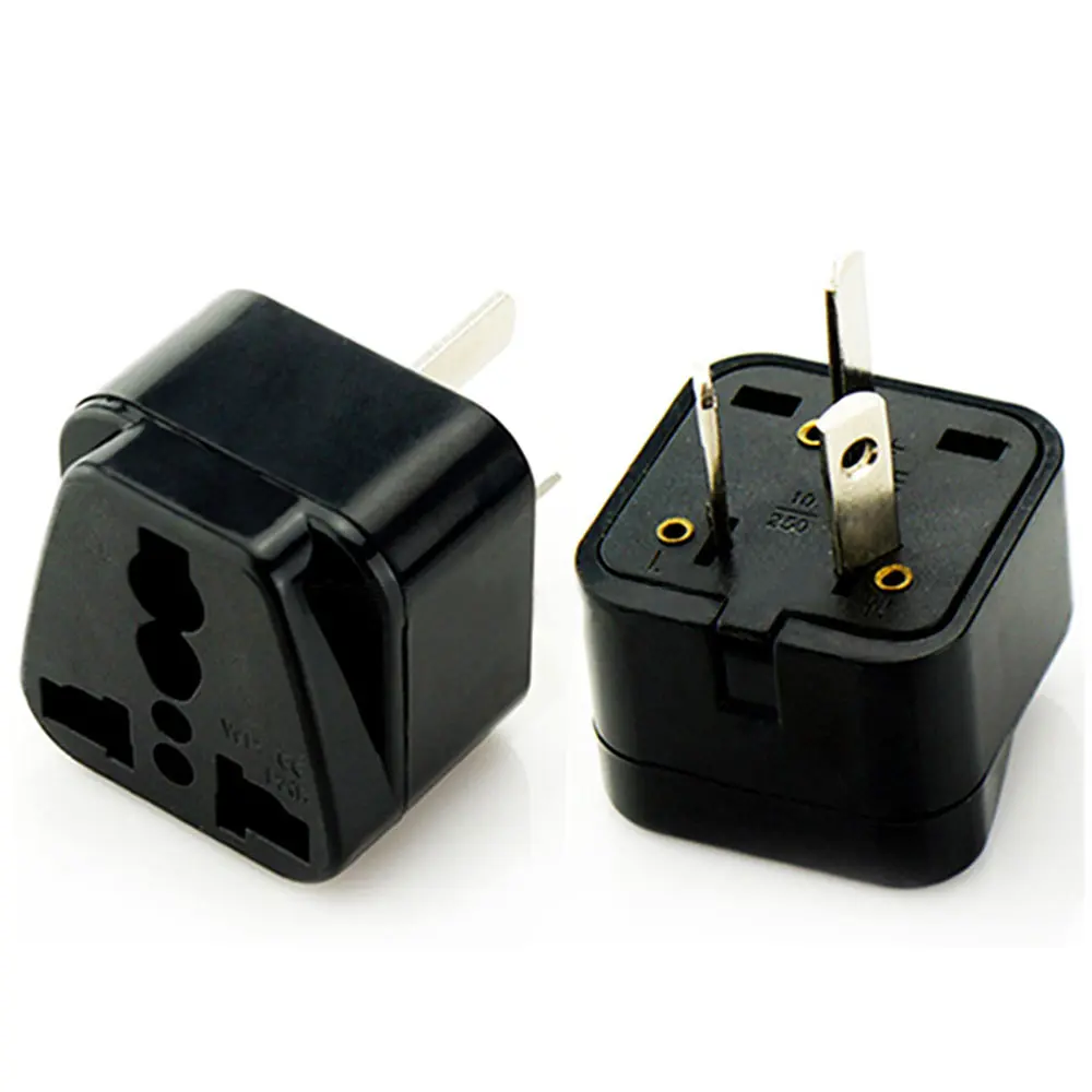 Universal Travel Adapter EU UK US to AU Plug New Zealand Australia