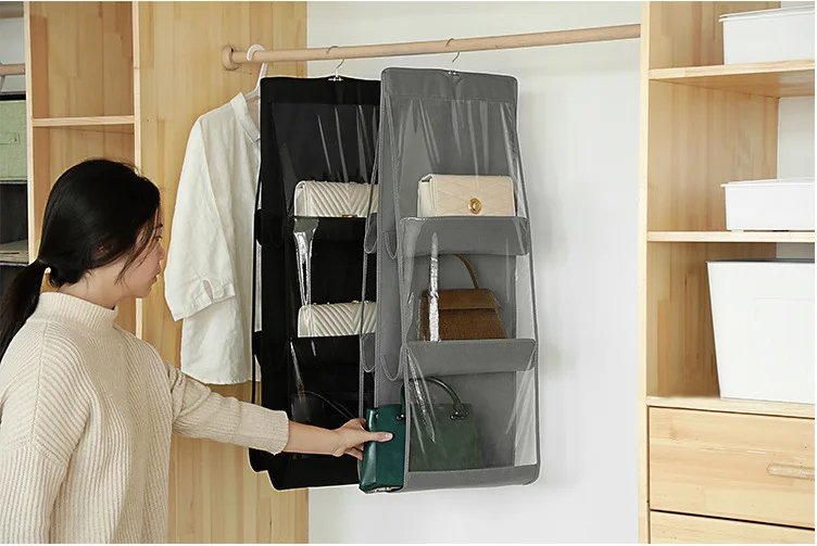 Organizador Armario Multifunctional Bag Closet Organizer Storage Shelf Space Saving Wardrobe Organizer Bag Hanger Cloth Organize