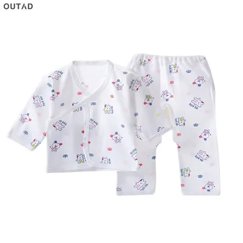

OUTAD Infant Suit Comfortable Newborn Clothing Soft Pure Cotton Underwear Baby Clothing Set Suitable For 0-3 Months All Seasons