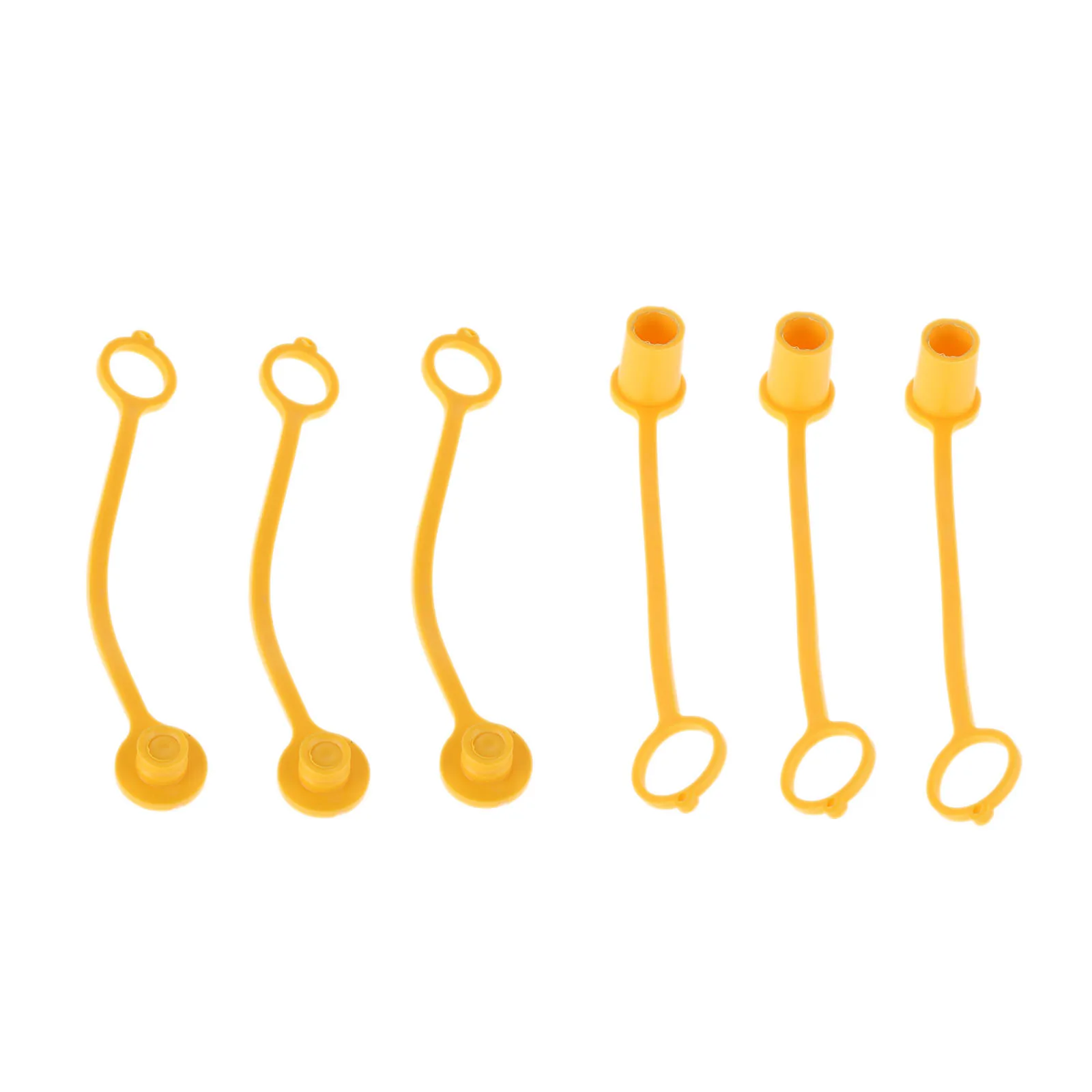 6Pcs 1/4"" Soft Rubber Propane/Natural LP Gas Quick Disconnect Connect Dust Cap Plug for 12mm Diameter Quick Adapter Fireplace