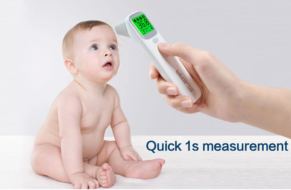 ELERA Baby adult  Thermometer Infrared Digital LCD Body Measurement Forehead Ear Non-Contact