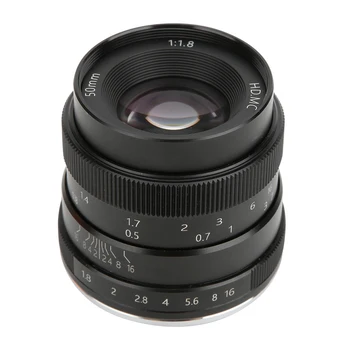 

50mm F1.8 Half Frame Portrait Fixed Focal Lens EF-M&EOSM Mount for Canon M2 M3 M5 M10 M100 M50 M6 Camera Lens