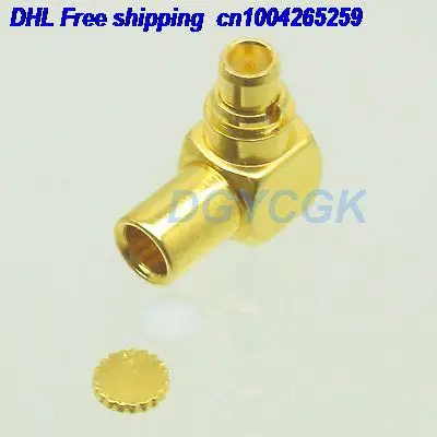 

DHL 100pcs MMCX male plug semi-rigid RG405 0.086" right angle male connector 22-ct
