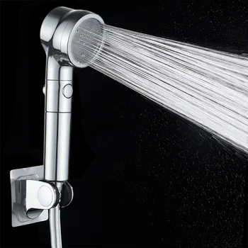

JIAYUN High Pressure Shower Head with ON/Off Pause Switch Water with PP filter cotton