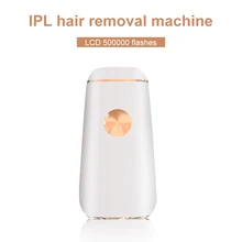 Мини Ручной лазерный эпилятор, устройство для перманентного удаления волос на лице, лазерное устройство для удаления волос на все тело, 500000 вспышек