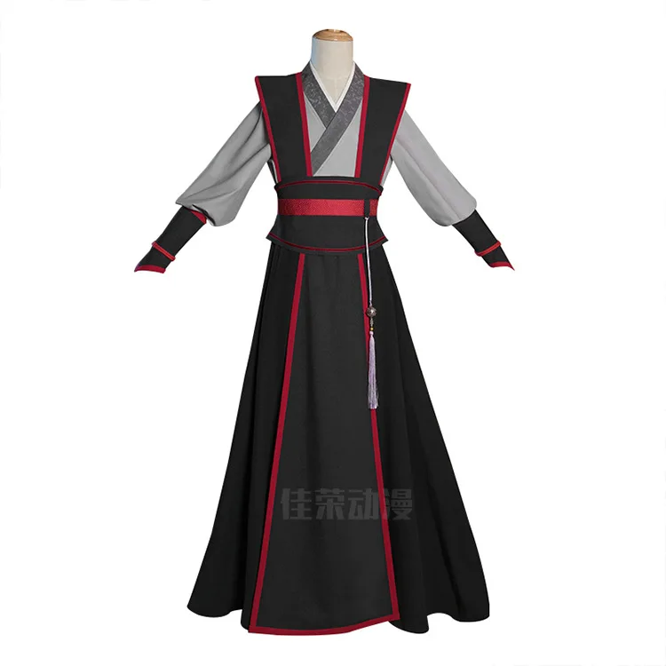 only costume Eraspooky Mo Dao Zu Shi Косплей Wei Wuxian молодой гроссмейстер демонического культивирования костюм для мужчин аниме Wei wuxian парик - Цвет: only costume