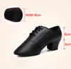 Ballroom Latin Dance Shoes For Women Genuine Leather Split Soles Teacher's Shoe Ladies Salsa Chacha Waltz Tango Dance Shoe Pink 4