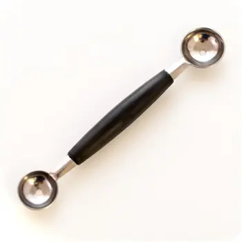 

Double-end Mini Fruit Ball Spoon Ice Cream Spoon Melon Spoon Stainless Steel/Plastic Multi Function Kitchen Tool Dessert Spoon