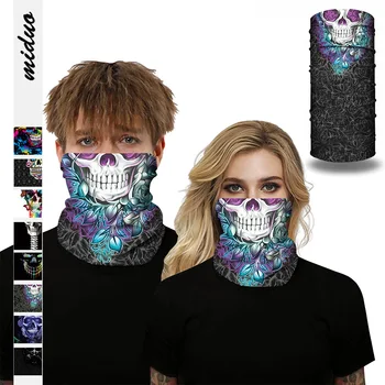 

Best Selling Skull Digital Printing Multi-Purpose Dust-Proof Insect-Proof Mask Fashion Mask