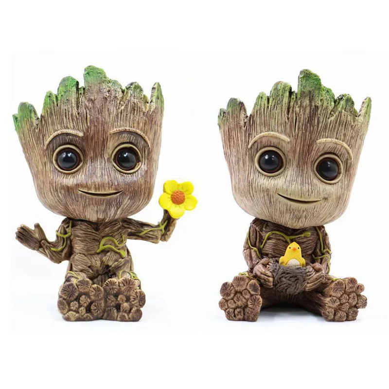 

Action Figures Guardians of The Baby Grooting Flowerpot Anime Galaxy Collection Toy Gifts Dropshipping
