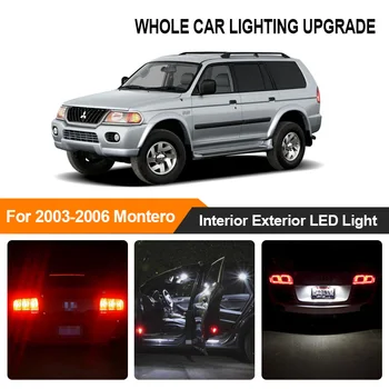 

White Red Car LED Bulbs Brake Reverse Parking Light For Mitsubishi Montero 2003 2004-2006 Turn Signal Lamp Interior LED Light