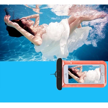 

Touch Waterproof Mobile Phone Bags PVC Universal Cell Phone Dry Pouch Cover Swimming Diving Storage Bag Phone Case Bag 105x175MM