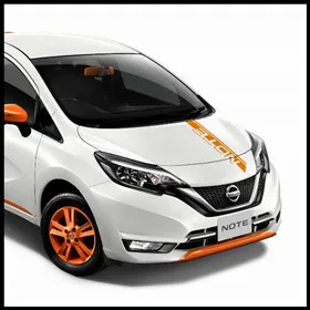 Гоночная Спортивная полоска для Nissan Note NISMO S POWER-, автомобильный Стайлинг, боковая наклейка на дверь, автомобильный декор, виниловые наклейки