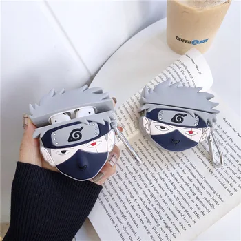 

For Airpods Case,3D Cartoon Cute Kakashi Case For Airpods 1/2 Case Soft Silicone Earphone Cover For Airpods Pro Case