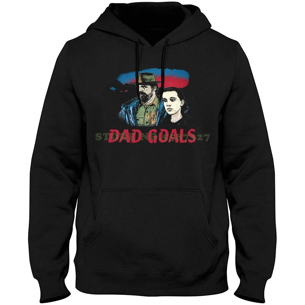 thumbnail image 1 of Stranger Tee Things Dad Goals Chief Hopper Eleven Tv Show Mens T Shirt, 1 of 5