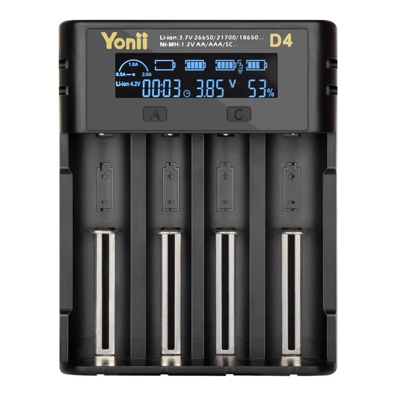 JOUYM 18650 Батарея Зарядное устройство для 18650 18700 26650 3,6 3,7 V литий-ионный аккумулятор Перезаряжаемые Батарея для AA AAA Смарт Зарядное устройство - Цвет: Battery Charger