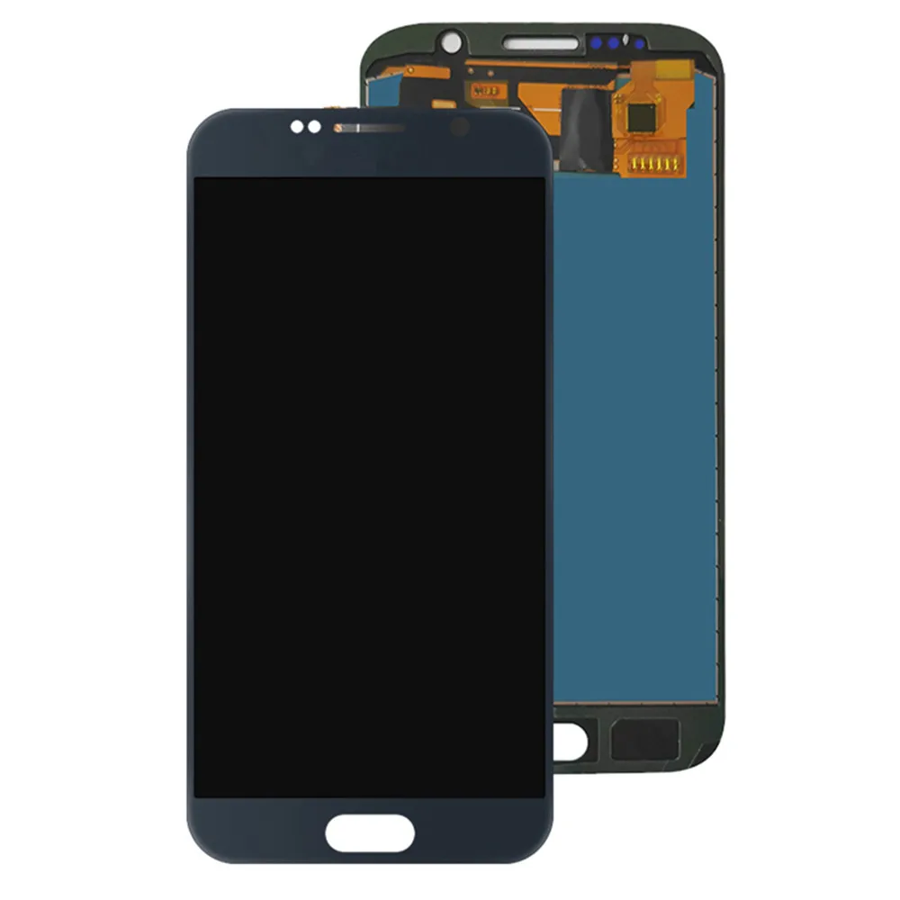 LCD Display Touch Screen Digitizer Assembly For Samsung Galaxy S6 G920 G9200 G9208 G9209 G920R4 G920W8 - Цвет: Black
