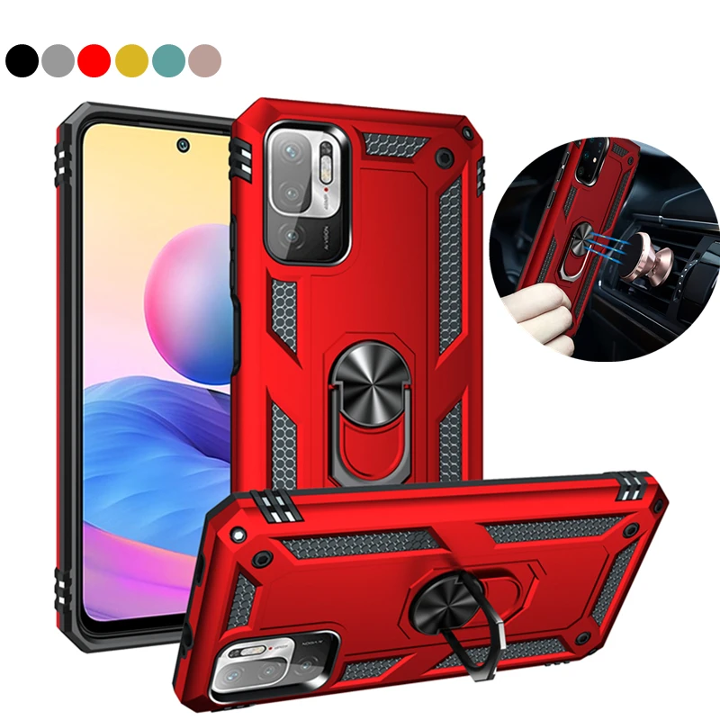 Бронированный магнитный металлический чехол для телефона Xiaomi Redmi Note 9 10 9s 8 8T 7 Pro Poco