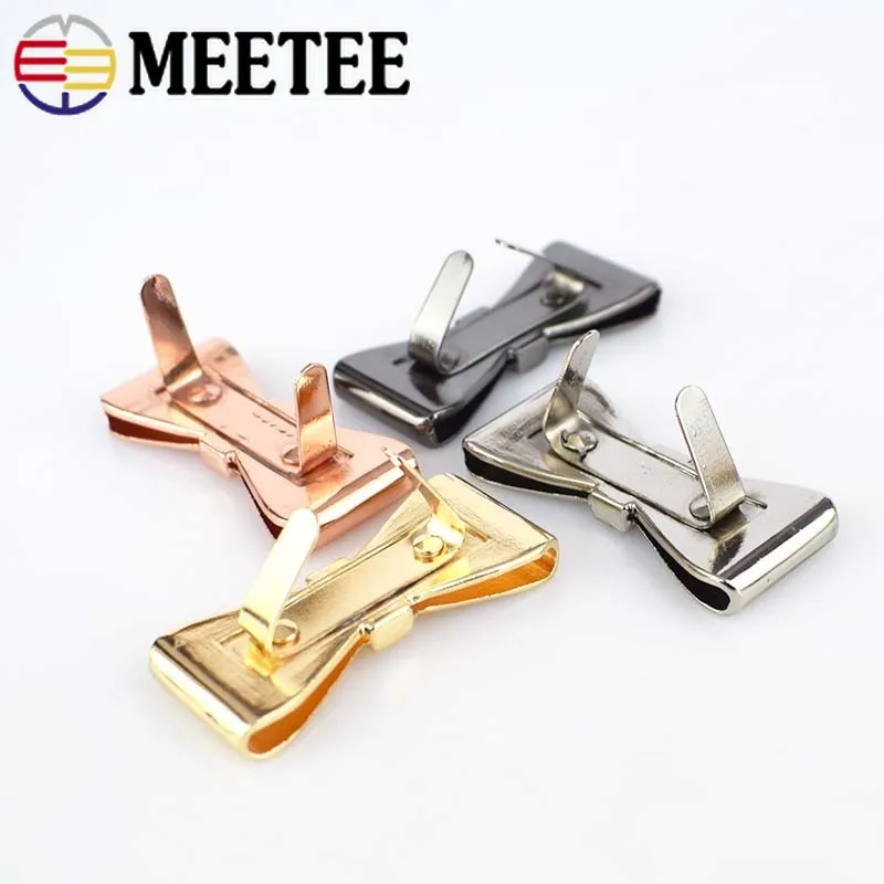Meetee 4/10 шт. 40x18 мм металлическая фурнитура платье-пачка с бантом, обувь с пряжкой, мешок ювелирных изделий декоративная кнопка переключения Чемодан DIY ремесла домашнего декора аксессуары AP505