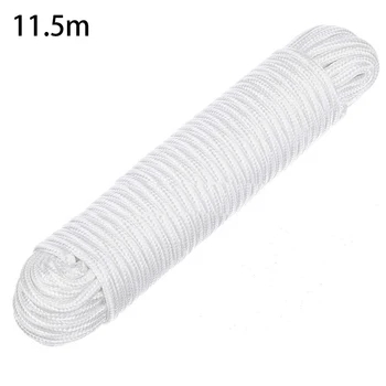 

Nylon Braided Rope 6MM Flagpole Lifting Rope Outdoor Flagpole Accessories Durable Polypropylene Material Solid Braid