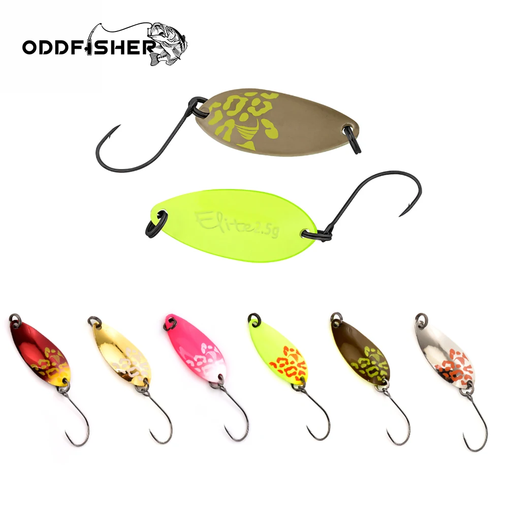 New Fishing Spoons Trout Lures 1.5g 2.5g 3.5g Hard Bait 27mm Metal