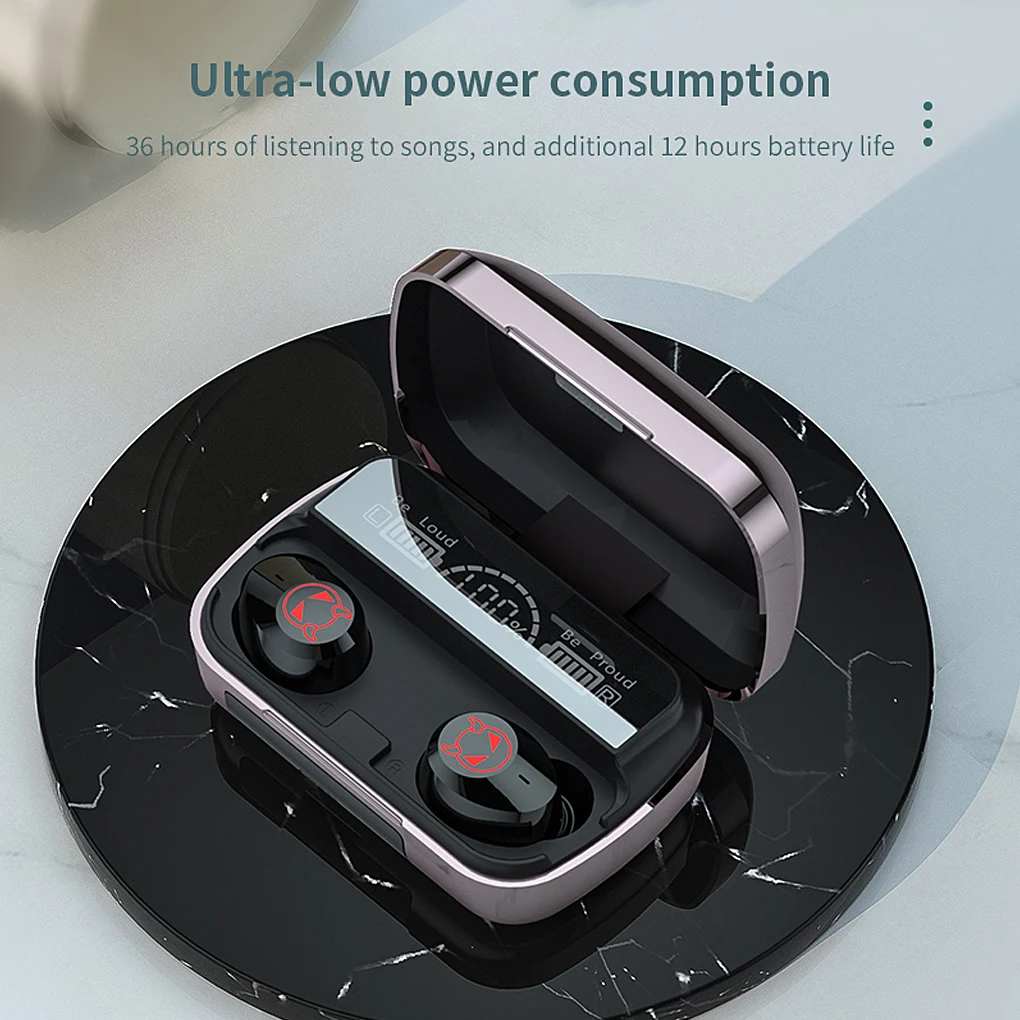 Headphones Bluetooth Wireless Earphones 5.1 Gaming Headset Earbuds Sport Noise Canceling Running TWS Microphone New | Электроника