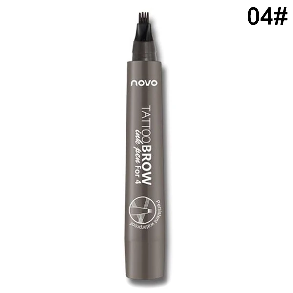 Microblading Tattoo Eyebrow Pen Waterproof Long Lasting Fork Tip Makeup Ink Sketch Eye Brow Pencil OR88