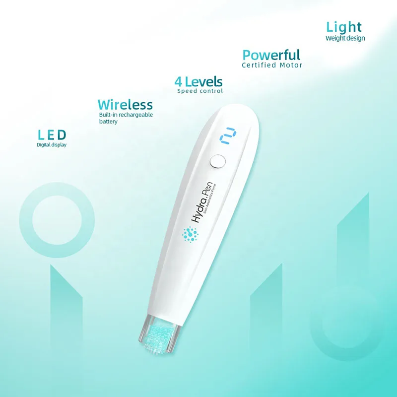  Wireless Automatic Infusion Hydra Pen H2 Microneedle Derma Pen Portable Smart Injector Water Mesoth