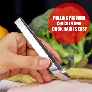 

430 Stainless Steel Forceps Fishbone Forceps Durable Portable Fishbone Clip Pig Hair Clip Multi Functional Clamp Outdoor