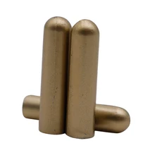 

4Pcs/Lot 6*25mm Brown Seamless Metal Shoelaces Tips Ends Sandy Color Replacement Repair Aglets DIY Sneaker Kits