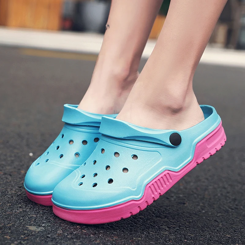 LLUUMIU/Женская обувь Сандалии кроксе Sandalias Летняя Sandalen Шлепанцы Sandalet hombre Sandali Croc