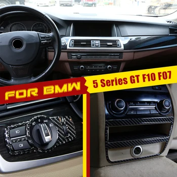 

Console CD Panel Decoration Frame Cover Steering Wheel Sticker For BMW 5 series GT F10 F07 E60 X3 E83 6 series E63 X5 E53
