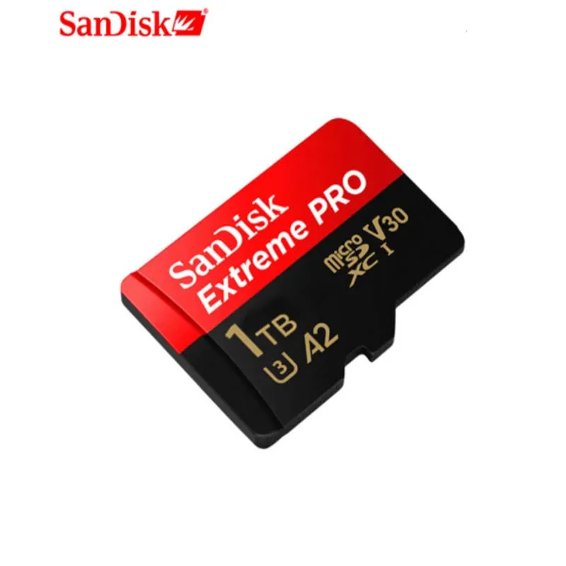 SanDisk Extreme Pro micro sd 64GB 128GB 1TB ޸ ī 512G Class 10 Cartao De Memoria U3 A2 V30 1TB TF Flash Card for Gopro