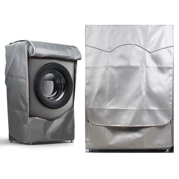 

4 Sizes Useful Automatic Washing Machine Cover Oxford Cloth Dustproof Cover Waterproof Sunscreen Washing Machine Protection