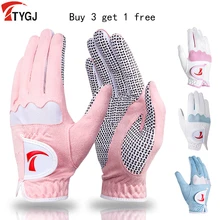 TTYGJ женские перчатки для гольфа, Нескользящие модные перчатки, высокоэластичная ткань из микрофибры, защита от солнца, дышащие мягкие удобные