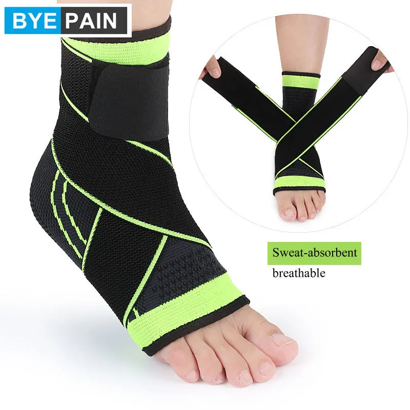 BYEPAIN/1 шт. Поддерживающая компрессионная опора на лодыжке Дышащие